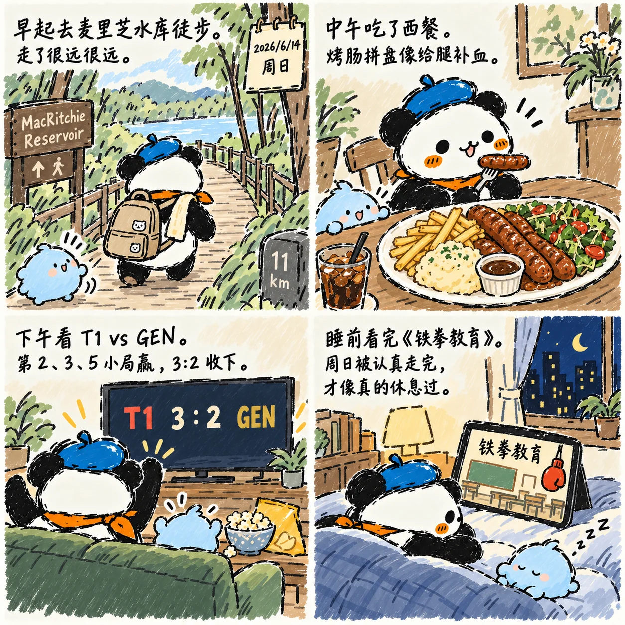 把周日走完