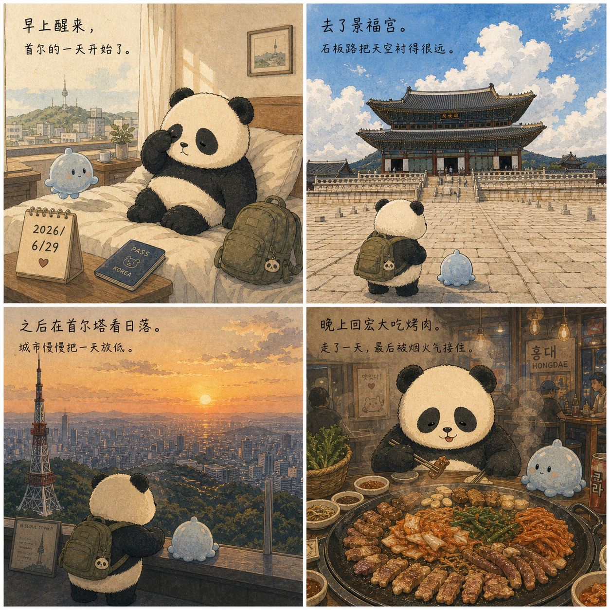 首尔把一天放低
